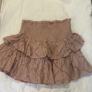 Pink/rose ruffle skirt miou muse size M